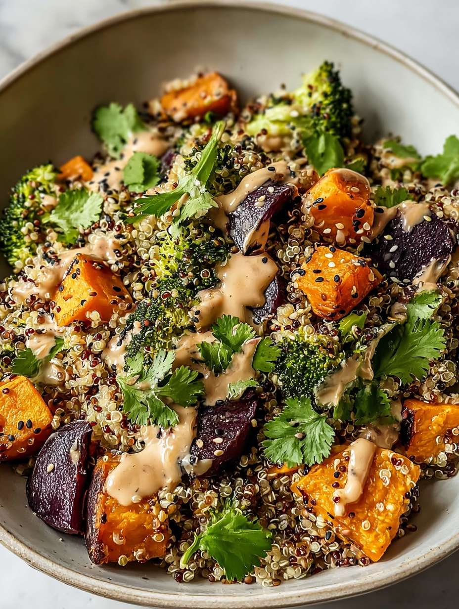 Knuspriger Süßkartoffel-Quinoa-Salat mit Miso image 2