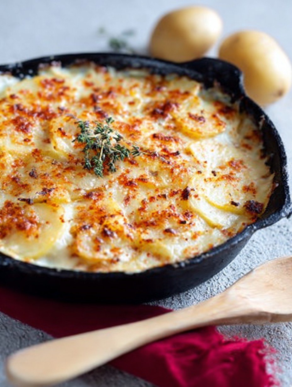 Knuspriges Kartoffelgratin aus der Pfanne image 2