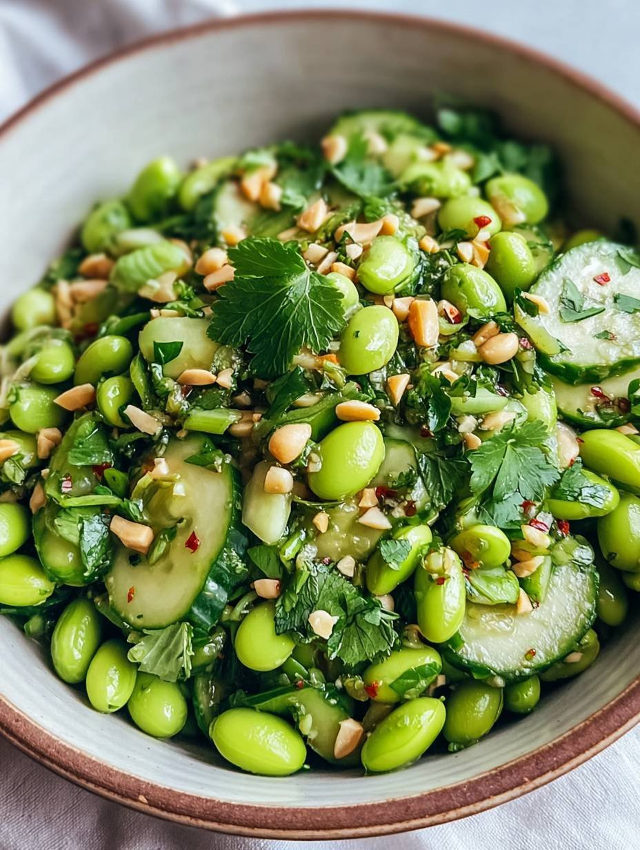 Schneller Gurken-Edamame-Salat: Gesund & Knackig image 2
