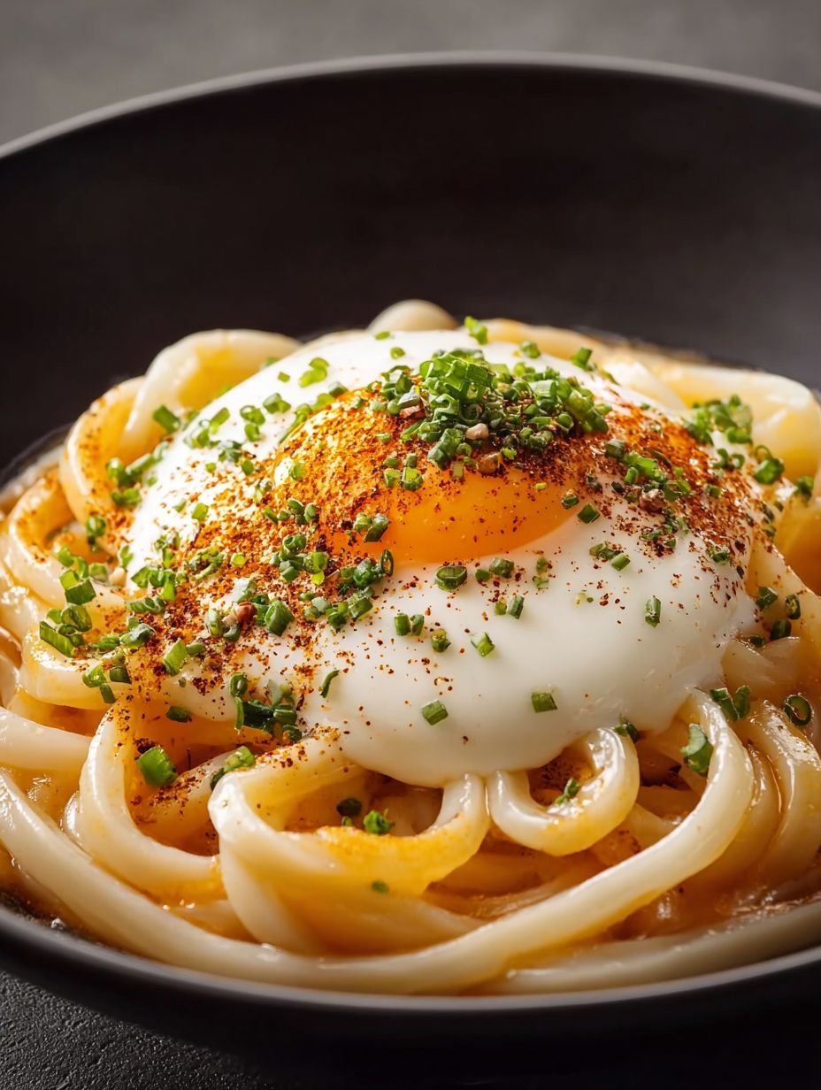 Cremige Udon mit Ei und würzigem Aroma genießen image 2