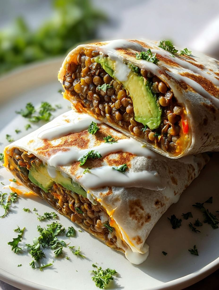Der cremige Linsen-Avocado-Burrito, den du lieben wirst image 2