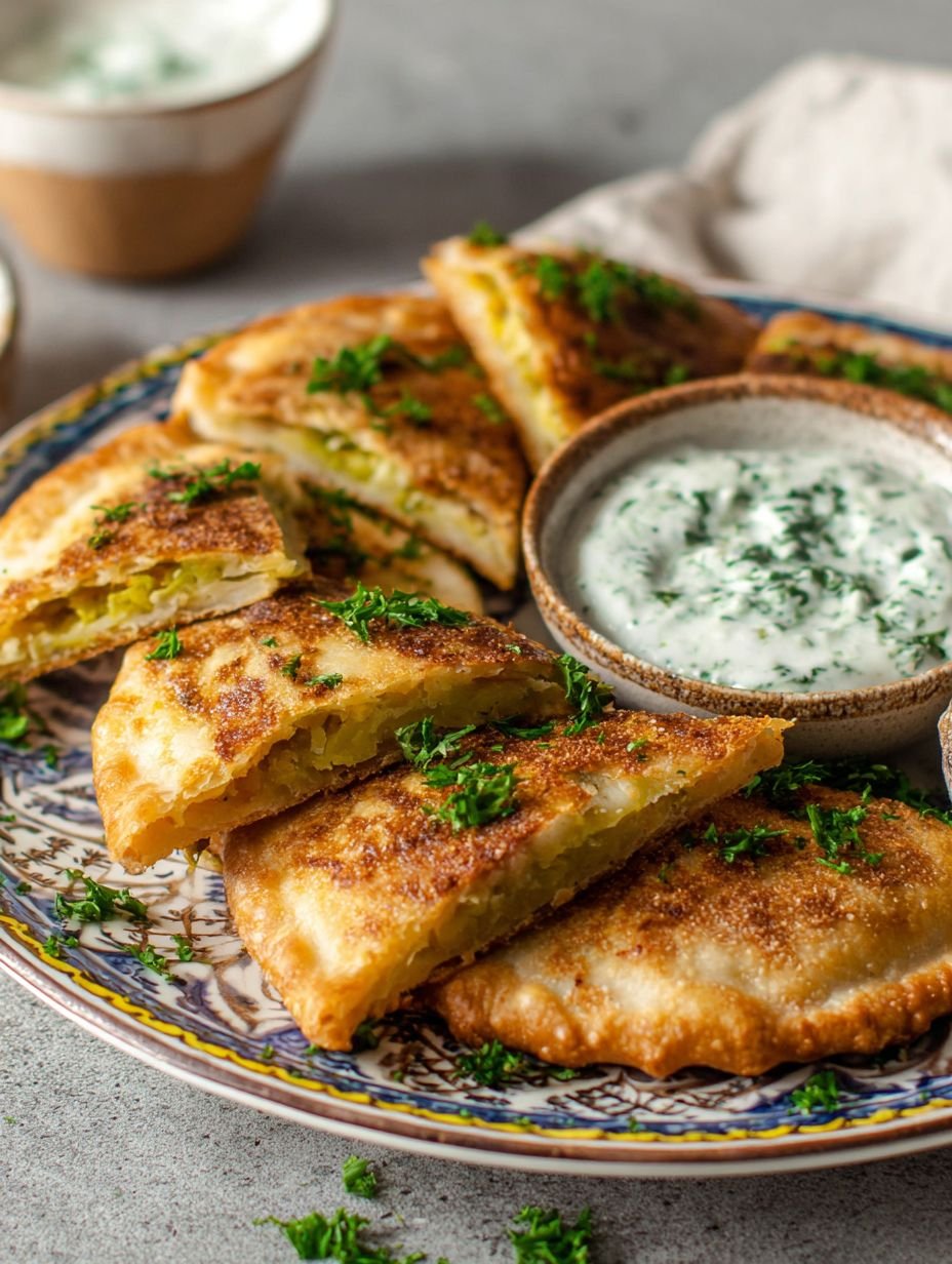 Vegane Bolani mit Kartoffel und Lauch – Einfaches Rezept image 2